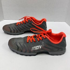 Inov-8 F-Lite 195 V2 Unisex Athletic Shoes - Gray/Coral W9 M7.5